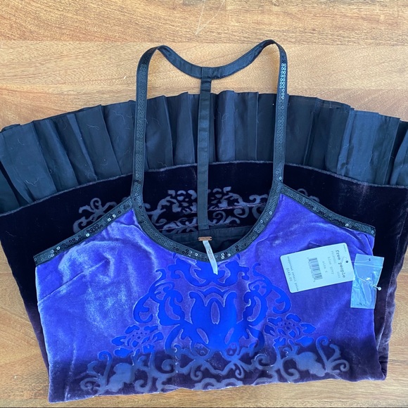 NWT Free People  Forbidden Ivy Burnout Tunic/Dress - Picture 7 of 12